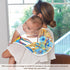 FLildon 2PCS Muslin Burp Cloth for Baby Tropical Floral Parrots Super Absorbent Burping Cloths, Bibs for Newborn Boys