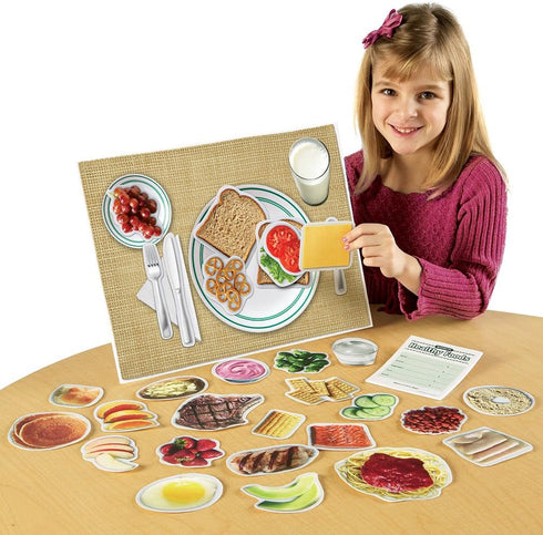 Learning Resources Magnetic Healthy Foods, 34 Pieces, Ages 3+