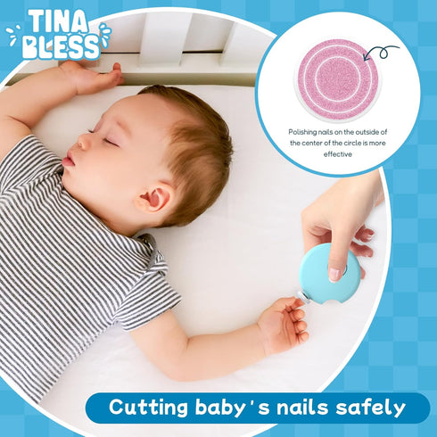 Trimmer 6 1 Set Baby Nail Electric,Tinabless Baby Nail Clipper, in Baby Nail File,Nail File Baby Grooming Kit Manicure