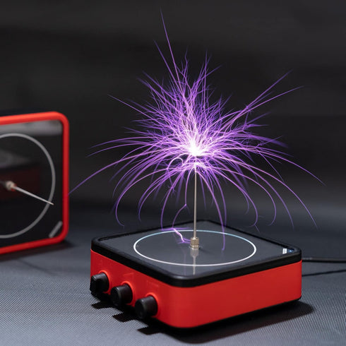 TS10-MINI Music Tesla Coil Touchable Artificial Lightning Arc Generator Desktop Toy Divvlur Arc Plasma Wireless