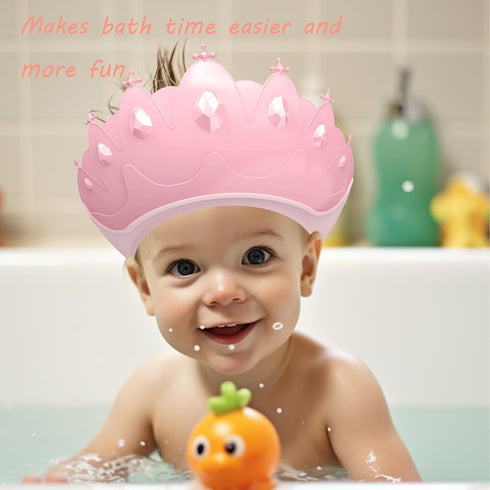 TinyGuardian set 0-9 Baby Shower Cap Shield, Baby bath shower cap, Visor Hat for Eye and Ear Protection for Years Old