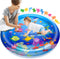 40''X40'' Tummy Time Water Mat, XL Inflatable Activity Center for Babies, Baby Toys for 3 6 9 12 Months