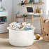 White Rope Storage Baskets, Extra Large 22" X 22" X 14" Cotton Basket for Organizing Baby Laundry