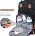 Backpack, 4 1 Pack iniuniu Diaper Bag in kit Large Unisex Baby Bags for Boys Girls, Waterproof Travel Back with Pouch