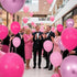100Pcs 12Inch Pink Balloons Hot Pink Metallic Pink Balloon Light Pink Balloon for Birthday Wedding Baby Shower Princess