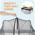 BEBONO Pack 2-Way Mosquito Net for N Play, Keep Cats Out, Netting Cover with Zipper for Playpen, Foldable with Storage
