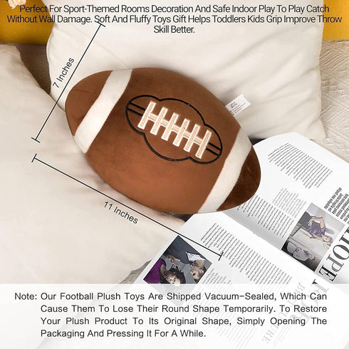Football Plush Baby Stuffed Toys, Boy Room Pillows