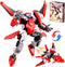 Ubrixmen 2 in 1 Transforming Mech Robot Building Sets, Mecha Robot City Toy