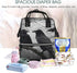 DWVTSLH Backpack Mummy Backpack Crow Birds Diaper Bag Multifunction Nappy Bags Waterproof Large Capacity Travel