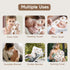6-Pack (27" 27") 3-Layer Maliton Muslin Swaddle Blankets for Newborn, Breathable Receiving Blanket x Soft Baby Blankets