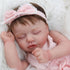 Reborn Baby Dolls Girl - 20 Inch Realistic Sleeping Newborn Doll, Lifelike Handmade Soft Weighted Gift Set for Kids Age