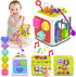 Montessori Toys for 1 Year Old Girls Boys, Baby Sorter Activity Cube, 7-in-1 Developmental Learning Toys