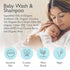 2oz 2 Pack SoCal Suds & Company Organic Baby Wash & Shampoo- Fragrance Free