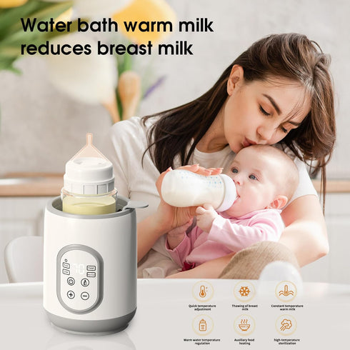 Ferricult Bottle Warmer Quick Thawing PP Portable Bottle Warmer with Smart Temperature Control for Breastmilk Baby
