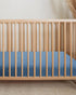 Pack 24" 38", Mini Crib Sheets for Baby, Fitted N Play Mattress and Mini Cribs x Neutral Muslin Cotton Mini Crib