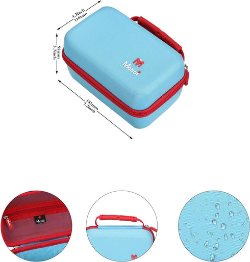 Mchoi Hard Case for Winning Moves Rack-O Retro Card Game, Waterproof Shockproof Carrying Protective Case Only