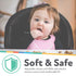 Nuby 3D Soft Silicone Baby Bib with Scoop, Silicone Bib for Toddlers and Babies 6+ Months