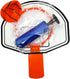 Clip-On Trash Can Basketball Set with Hoop, Inflatable Mini Basketball and Hand Pump for Office Home Fun