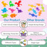 Baby Suction Cups - 16PCS Silicone Dinosaur Sucker Toys with Eggshell Storage, Sensory Bath Toys for Ages 4-8