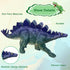 ROSEORGUN 3-5, 12 Set 3+ Dinosaur Toys for Kids Realistic Dinosaur Figures with a Detachable Dino Head for Scenes, Map