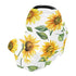 Nursing Cover Breastfeeding Scarf Yellow Sunflower Baby Car Seat Covers Soft Breathable