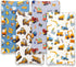 FIGEPO 4 Pack Set Baby Boy Changing Pad Covers Sheets Soft Fitted Baby Boy Mattress Covers Construction Truck