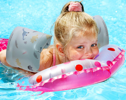 Penta Angel Swim Arm Floats (2Pcs) - PVC Inflatable Arm Bands for Summer Outdoor Swimming Pool Parties