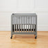 3mm 4M 4 38x24 Halo Mini Crib Breathable Mesh Liner, Classic Mesh, Gray, Size Covers Sides FITS MINI Cribs