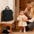 Backpack Backpack Backpack CEI-CEI Diaper Bag for Mom and Dad, Puffer Baby Bag with Insulated Pocket, Water-Resistant