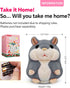 Talking Hamster Toy for Toddlers, Repeats What You Say, Birthday Gifts Ideas for Kids, Christmas Stocking Stuffers, Gray