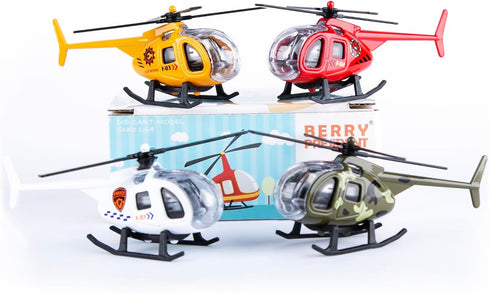 Alloy Mini Helicopters Model Toy - Police, Fire, Engineering Work, Military Helicopter - Diecast Helicopters