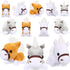 Stuffed Horse - 12 Pieces Assorted Toy Figures, Plush Animals for Holiday Party Favors