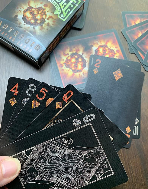 Bicycle Asteroid Playing Cards (Black)