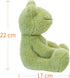 Apricot Lamb Toys Plush Velvet Frog Stuffed Animal, Soft Cuddly Perfect for Child (8.5 Inches)