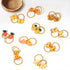 WillingTee 120pcs (60 pairs) Mix Colors Girl's Soft Rubber Bands Hair Ties for Kids, Infants, Toddlers, Teens