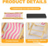 SYFLHYP 4-7in Cute Doll Car Seat for Labubu, Premium Foldable Beach Lounger for Dolls, Beautiful Doll Display
