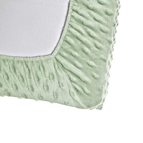Ultra Soft Minky Dots Changing Pad Cover – Breathable Mink Changing Table Sheets for Infants Newborn Baby Girl Boy