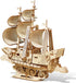 3D Wooden Sailboat Puzzle for Adults, Wood Block Puzzle Model Building Kit, Gift for Birthday/Father's Day