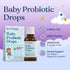 Immune (0-12 10ml LOVEBUG Baby Probiotic Drops - Organic Probiotics for Support and Baby Constipation & Colic Relief