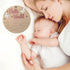 KWHSPKENG 5.9" Baby Announcement Sign, Wooden Hello World Newborn Sign, Baby Name Sign & Birth Announcement Photo Prop