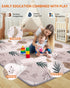 BICESTE 71x59 Playpen Mat Foam, Large Baby Play Mat for Babies Kids Toddlers Infants Floor Crawling, Washable