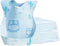 50pcs Disposable Bibs for Baby - Individual Wrapped Travel Bibs with Crumb Catcher for Self Feeding