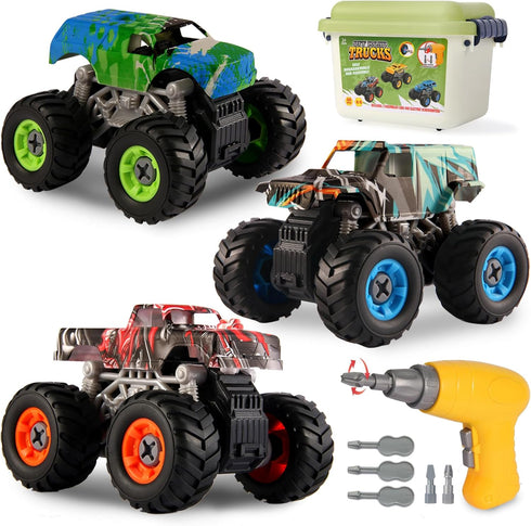 Take Apart Monster Truck Toys for Kids 3 4 5 6 7