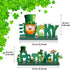 Blulu St. Patrick Table Decorations - Lucky Table Centerpiece, Cute Leprechaun Irish Shamrock Sign for Dinner Party