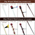 Set 24 (67-Piece) Maikoi Magic Wizard Wand Making Kit DIY Craft for Kids Adult Birthday Party Gift Make Your Own Wands