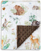 HOMRITAR Baby Blanket for Boys Girls - Soft Plush Minky Blanket with Double Layer Dotted Backing for Toddler Nursery,