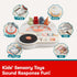 14 18M+ TOP BRIGHT DJ Music Busy Board - Wooden Toddler Toys for Boys and GirlsMontessori Sensory Toy with Activities