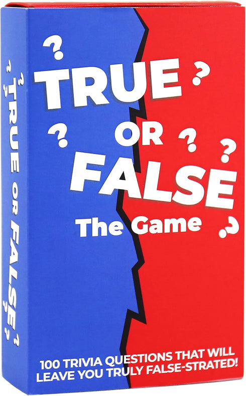 Gift Republic True Or False Trivia - 100 Questions Card Game