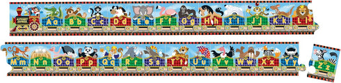 Melissa & Doug Alphabet Express Jumbo Jigsaw Floor Puzzle (27 pcs, 10 feet long)