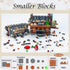 Japanese Street View Mini Blocks Kit - Takoyaki Trolley, 951 Pcs Japanese Mini Brand Store Toy for Adults, 6+